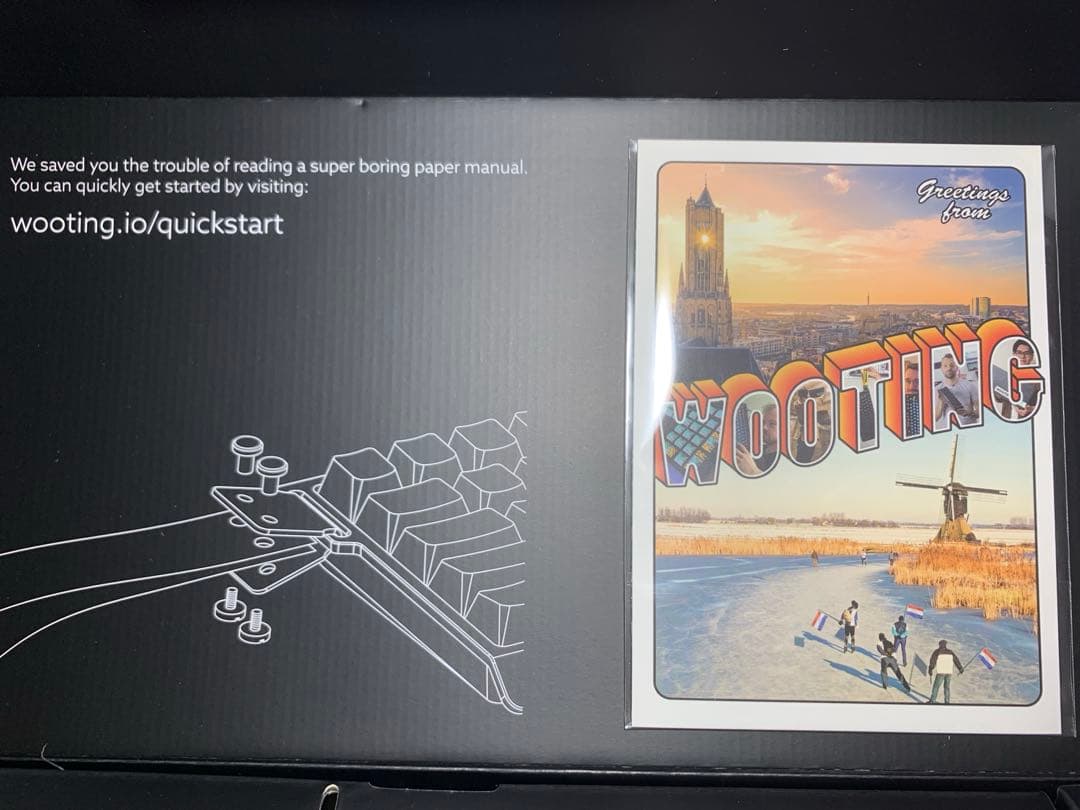 【美品】Wooting 60HE+宇宙キーカスタムLinear45付き