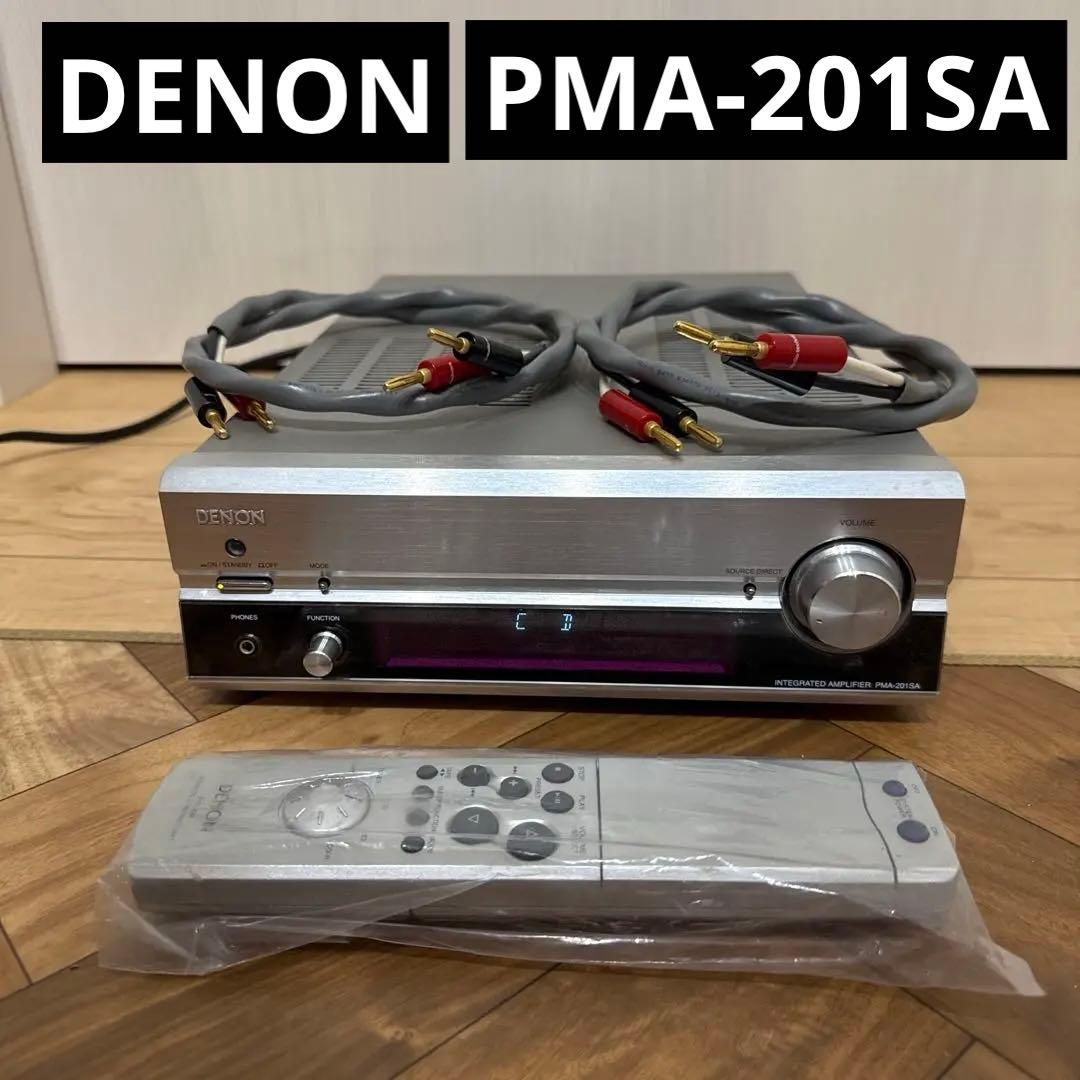 中古】DENON デノン　プリメインアンプ PMA-201SA オーディオ機器