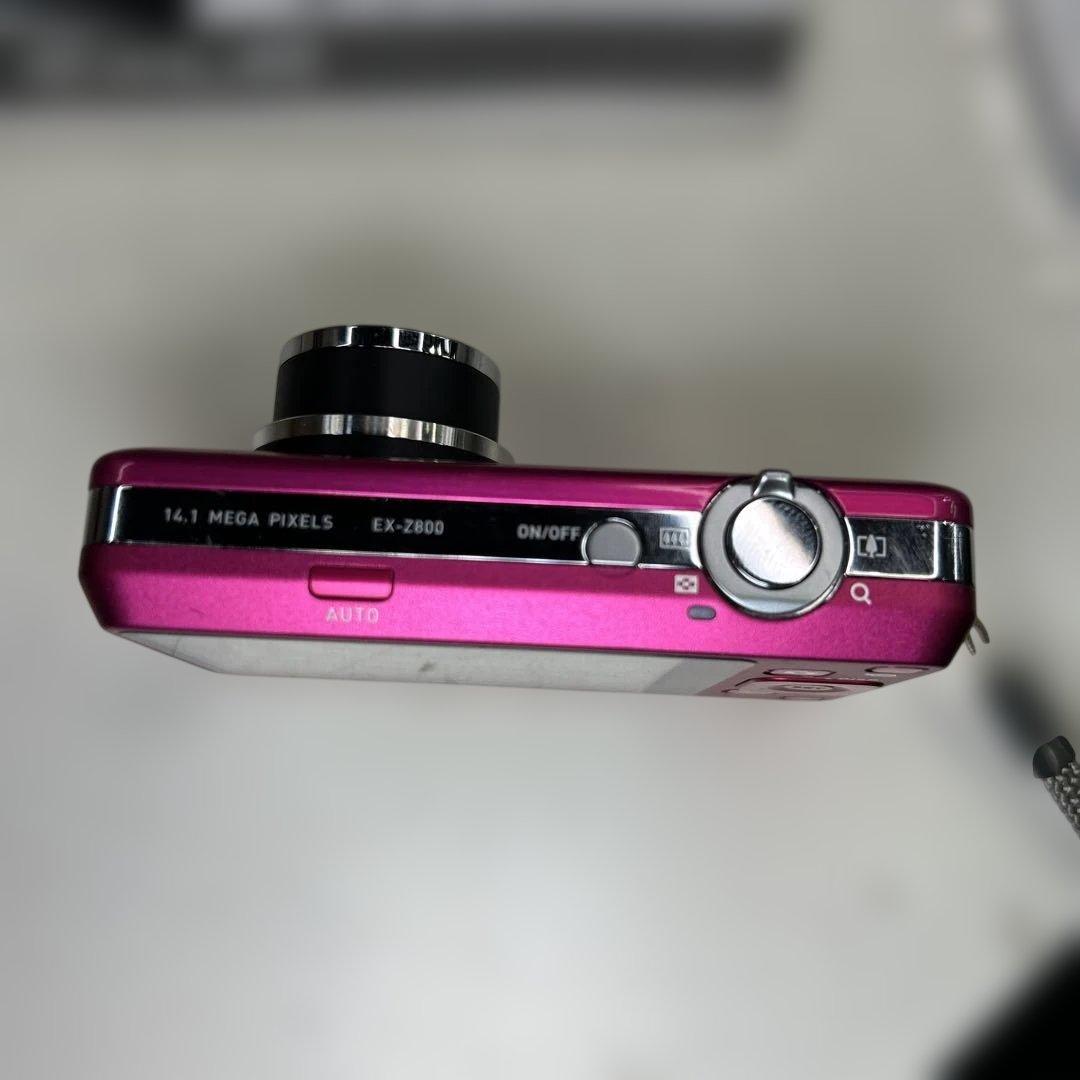 7480 CASIO EXILIM コンパクトデジタルカメラ ピンク