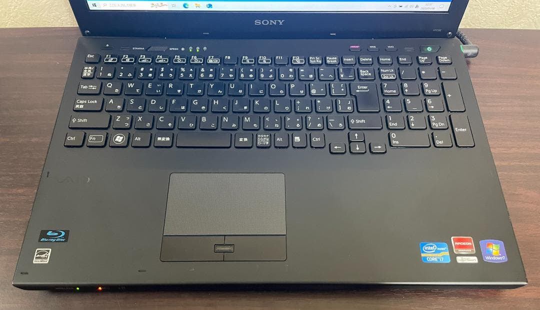 SONY VAIO 大画面 i7搭載 ブルーレイ 8GB SSD256GB
