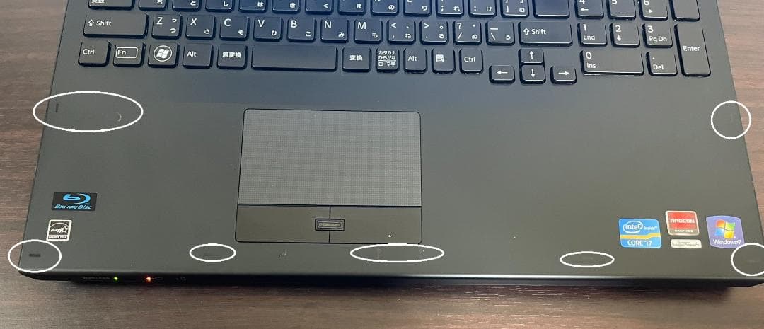 SONY VAIO 大画面 i7搭載 ブルーレイ 8GB SSD256GB