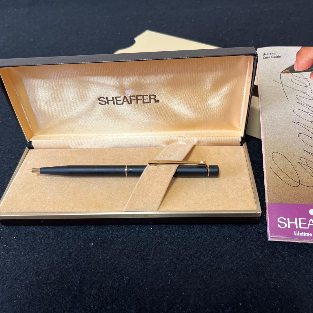 ◽️SHEAFFER◽️ボールペン◽️マットブラック◽️ゴールドトリム◽️スリムタイプ