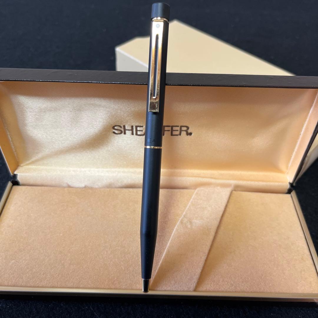 ◽️SHEAFFER◽️ボールペン◽️マットブラック◽️ゴールドトリム◽️スリムタイプ