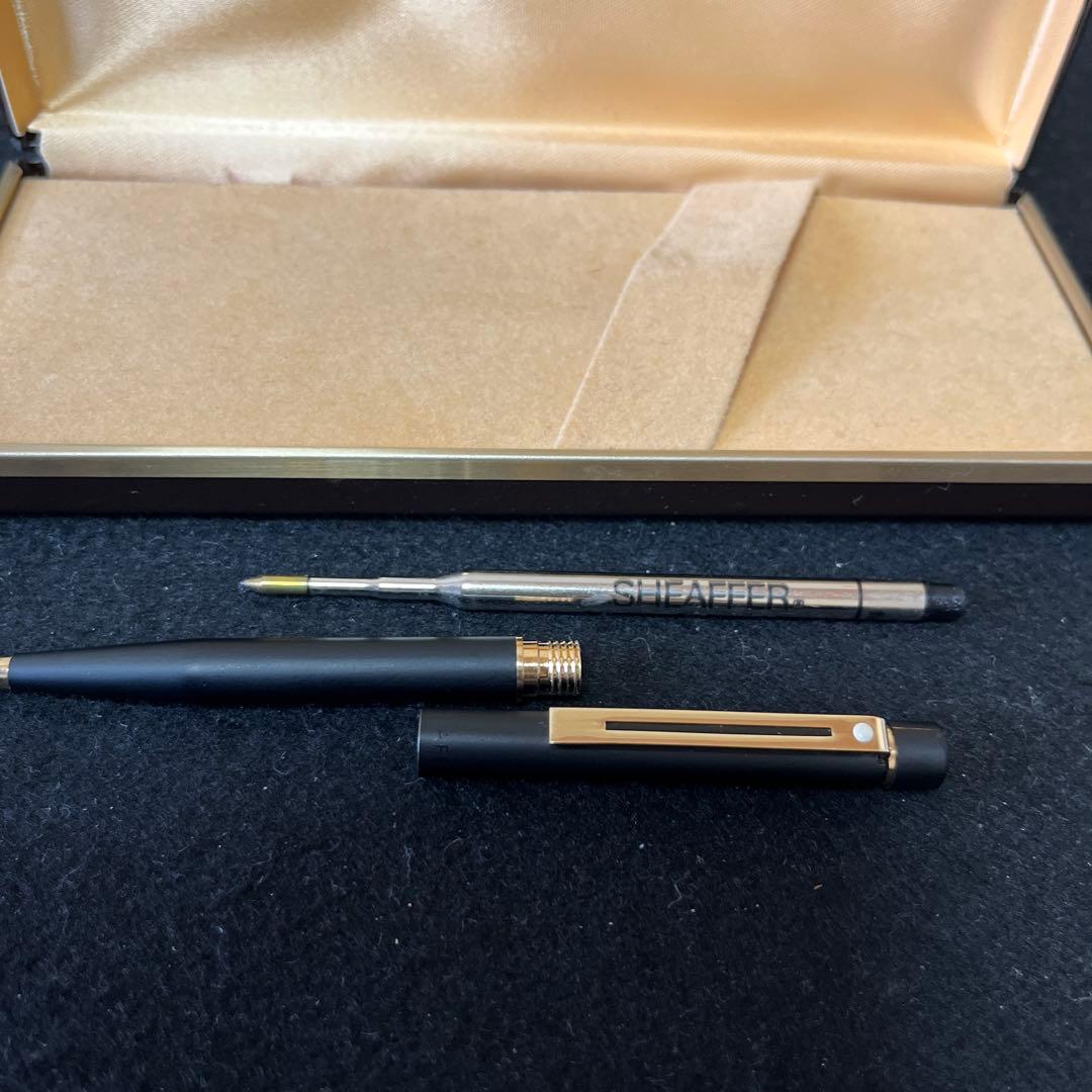 ◽️SHEAFFER◽️ボールペン◽️マットブラック◽️ゴールドトリム◽️スリムタイプ