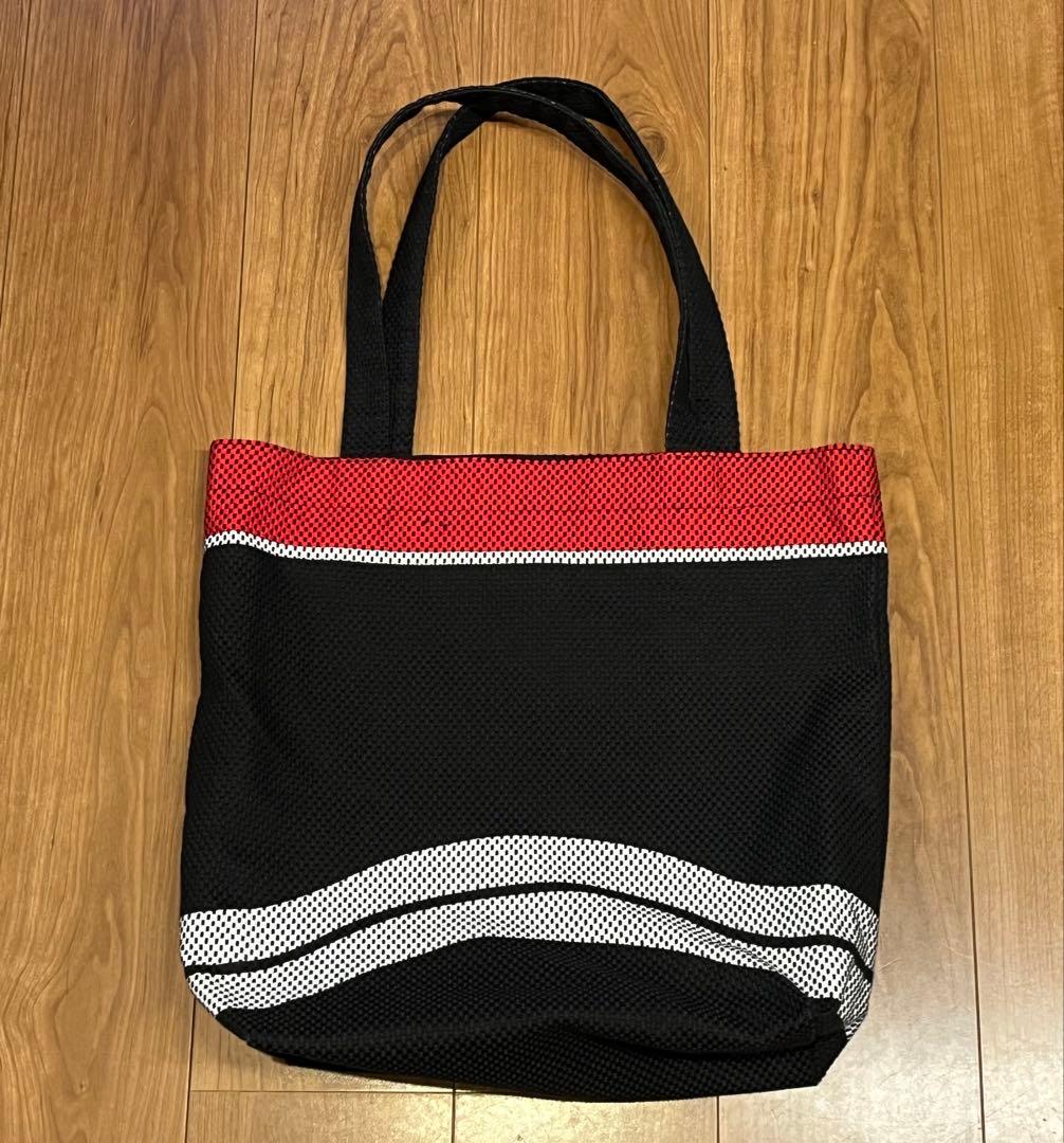 限定品 老舗染物屋「太田旗店」刺子織（さしこおり）×消防柄 トートバッグ<め組>