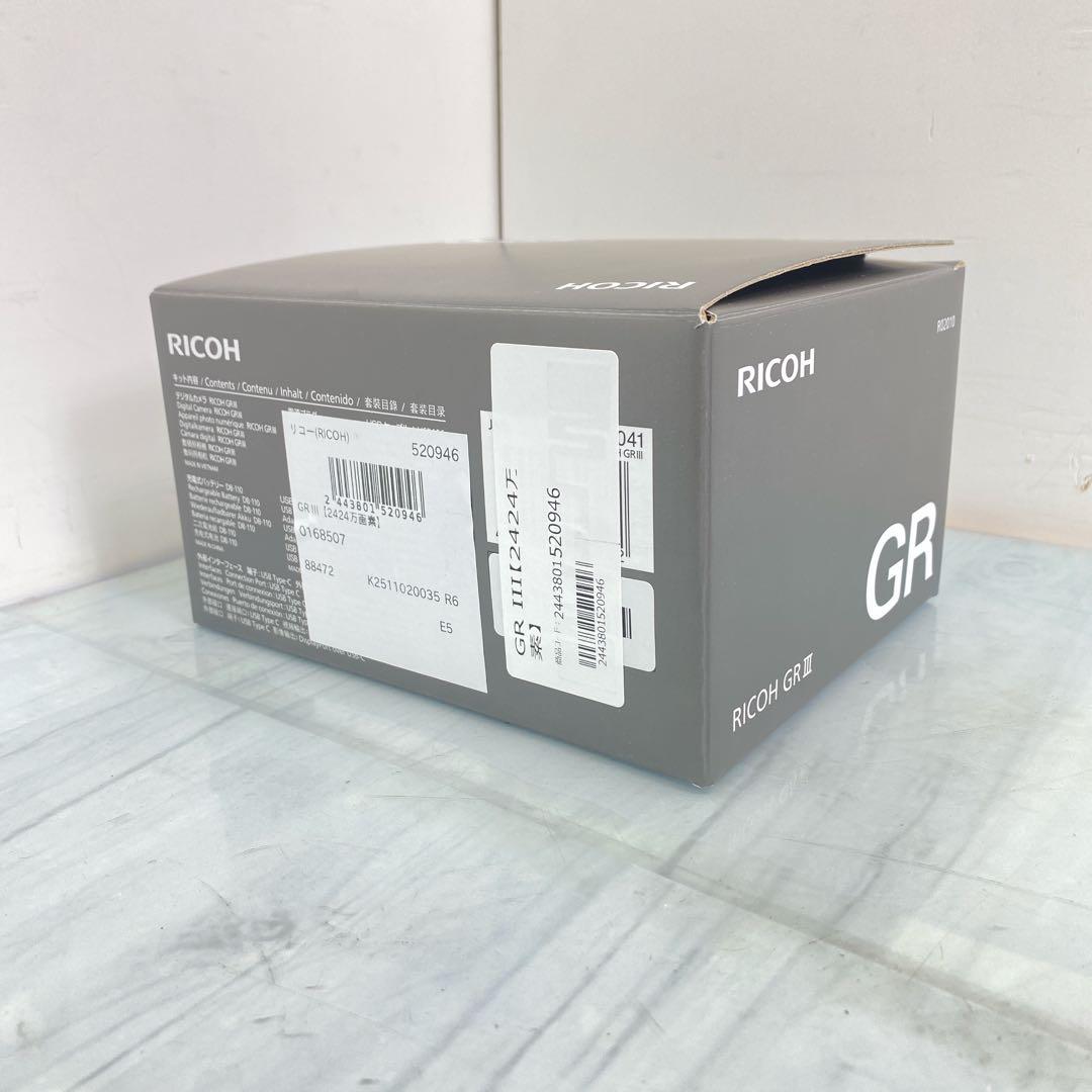 RICOH GR lll GR3 デジタルカメラ リコー　ショット数1822回