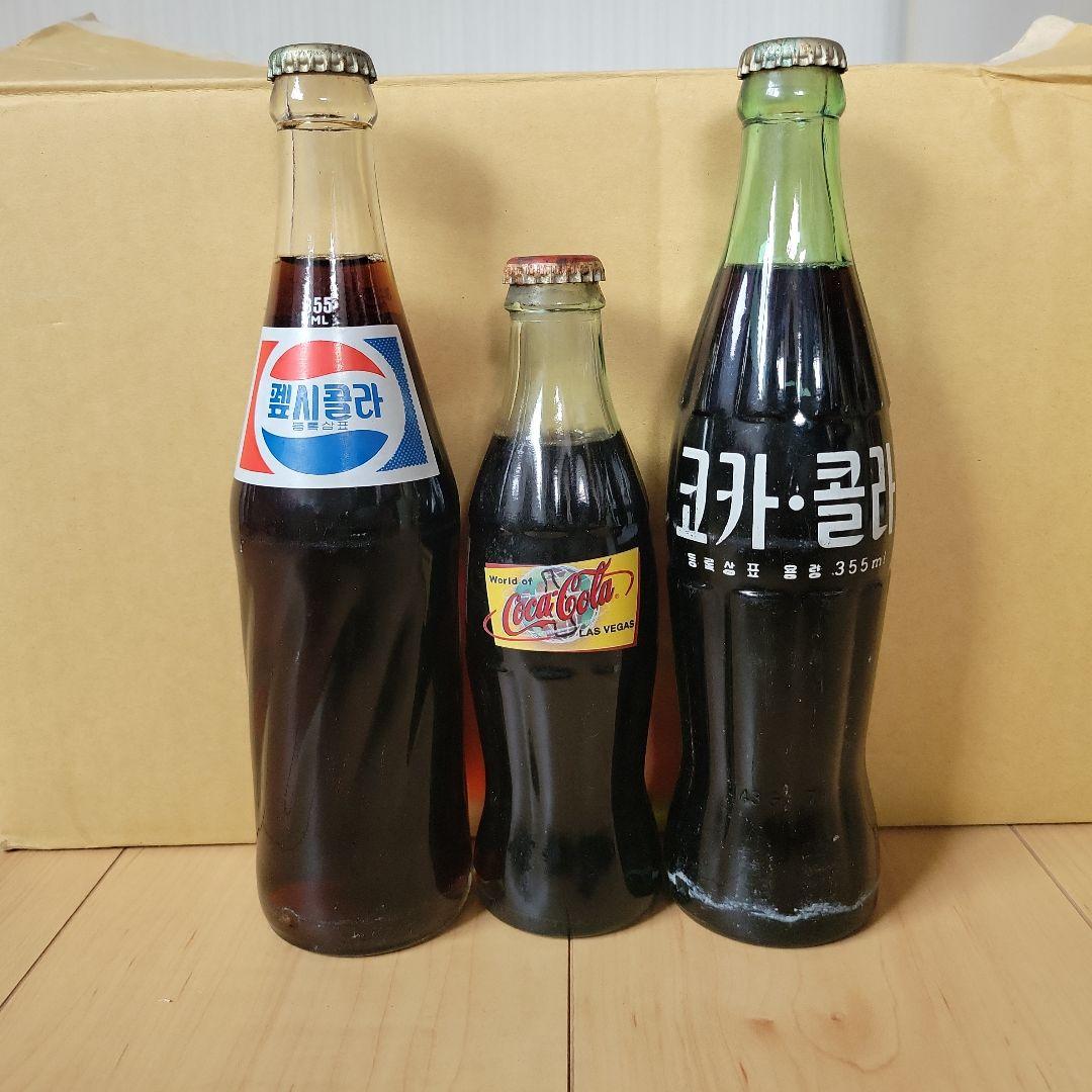 韓国、アメリカペプシ コカ・コーラ ビン入りセット