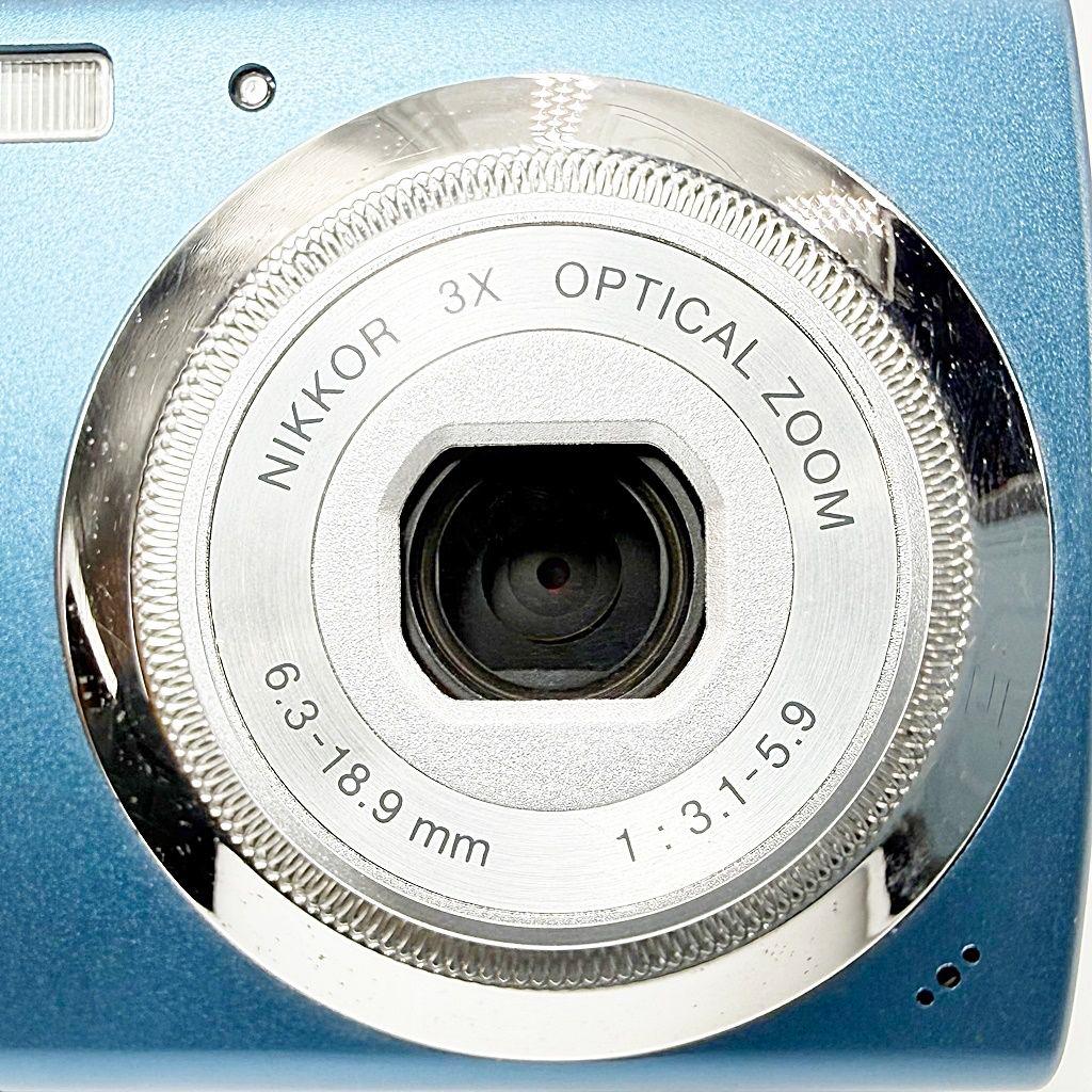 ニコン COOLPIX S230 ダークブルー コンデジ カメラ 中古