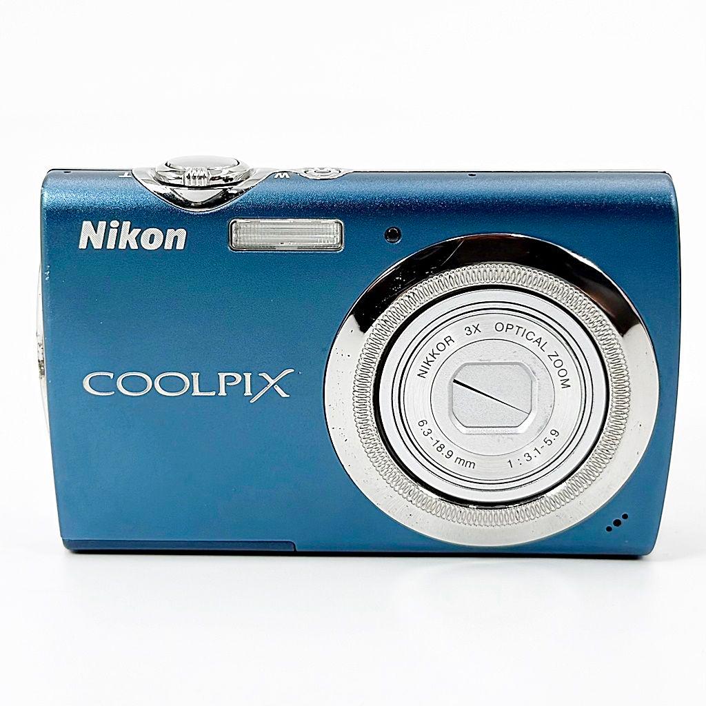 ニコン COOLPIX S230 ダークブルー コンデジ カメラ 中古