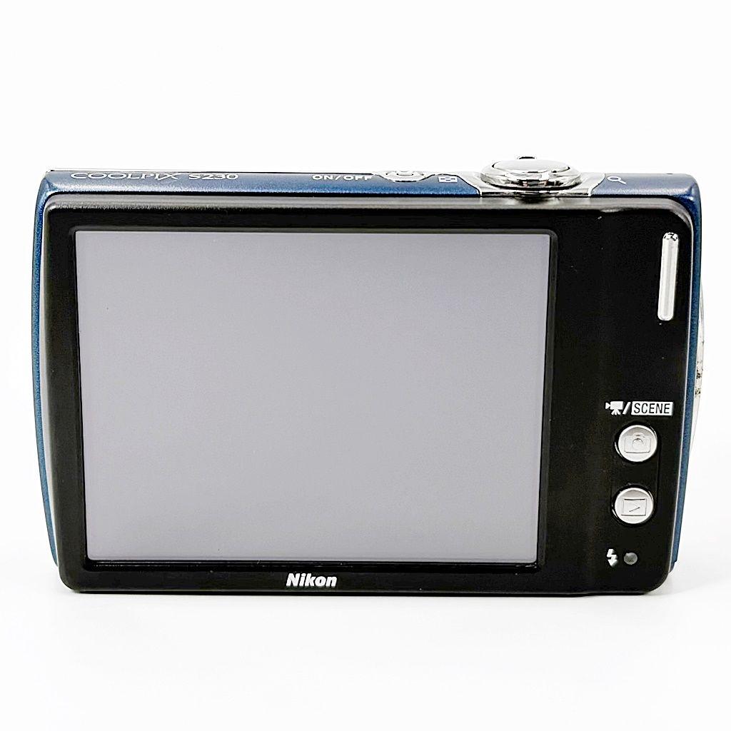 ニコン COOLPIX S230 ダークブルー コンデジ カメラ 中古