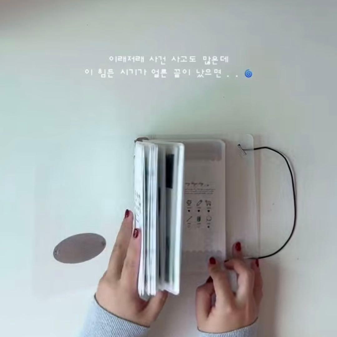 早い者勝ち　韓国　貯金　バインダー　カバー　A6 pvc diarium A