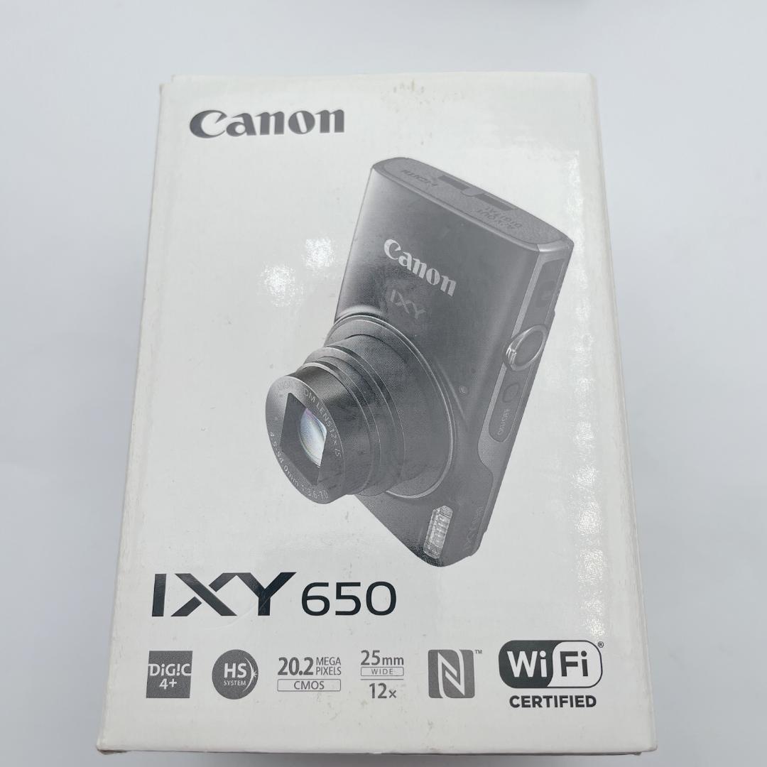【未使用級】Canon IXY 650 コンパクトデジタルカメラ ブラック