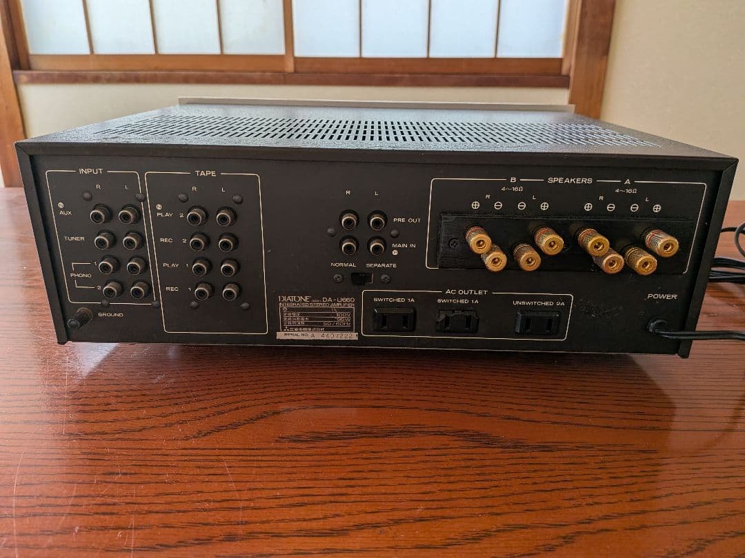 【メンテ済】DIATONE DA-U660 希少ACアンプ カスタム仕様