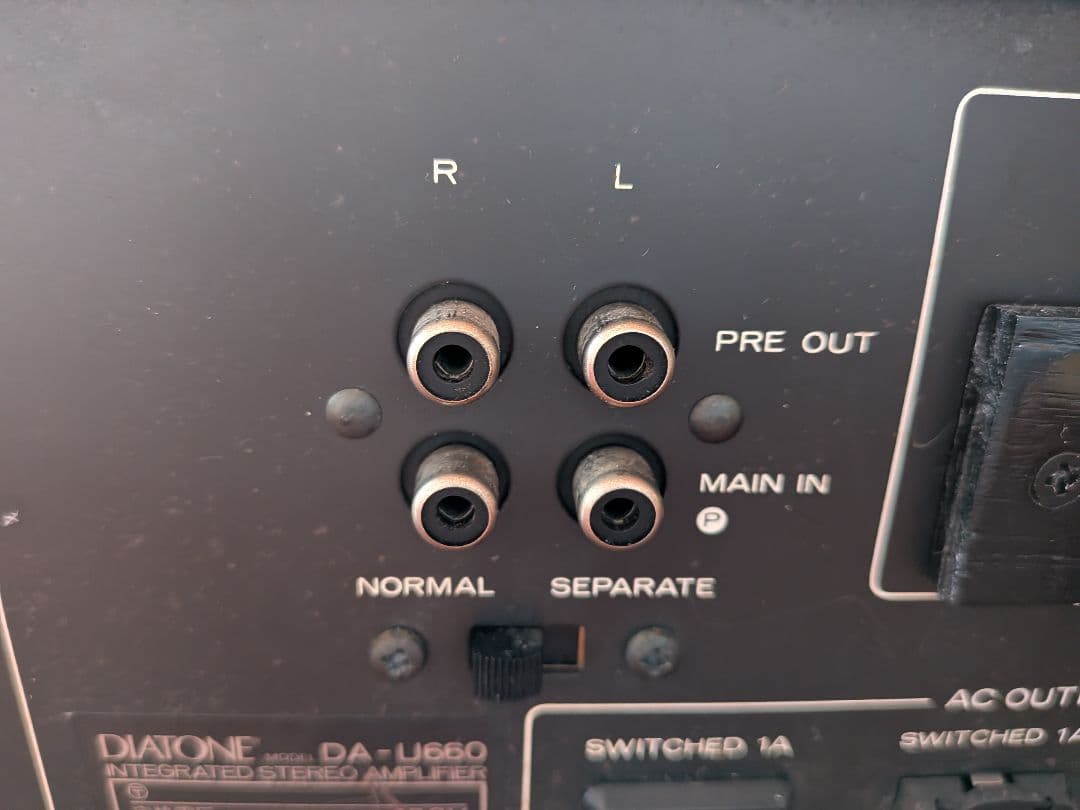 【メンテ済】DIATONE DA-U660 希少ACアンプ カスタム仕様