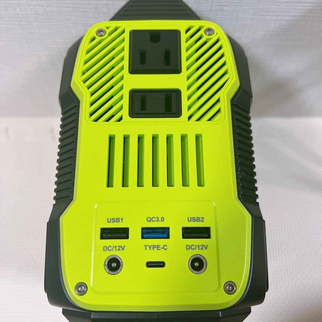 大容量　ポータブル電源　バッテリー　キャンプ　防災　ソーラー　8,0000mAh