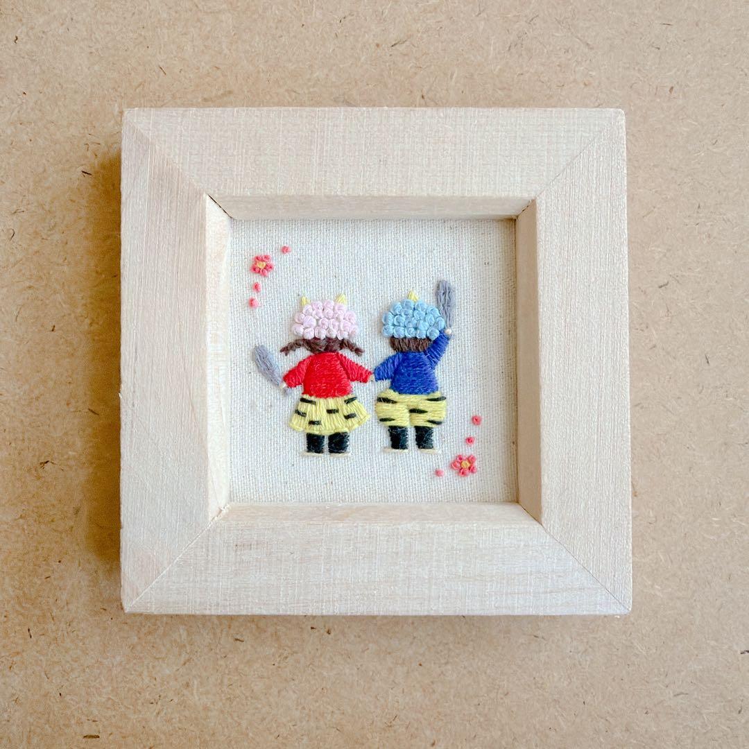 yoshiko様オーダーページ　ハンドメイド　刺繍　フレーム　パネル
