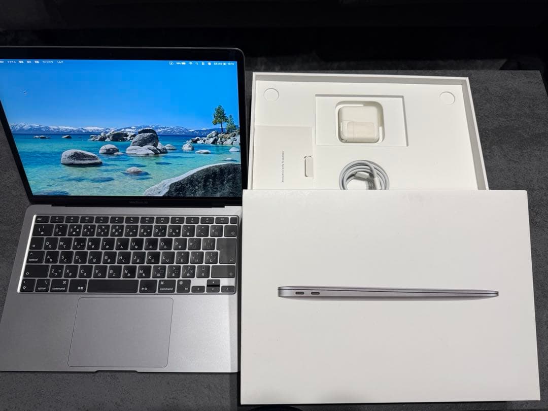 【美品】MacBook Air M1 16GB 512GB バッテリー91%箱有