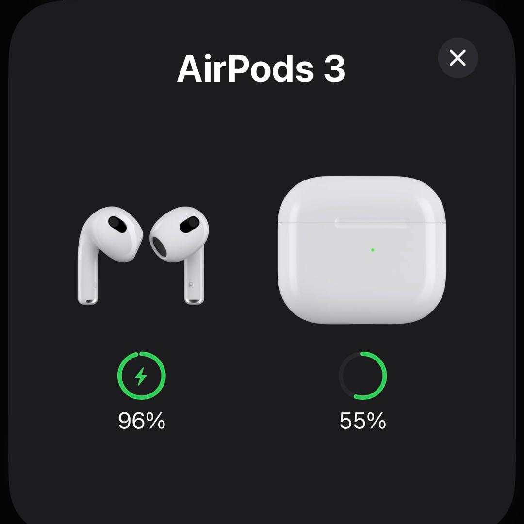 Apple AirPods 第3世代 Lightning 充電 ケース純正