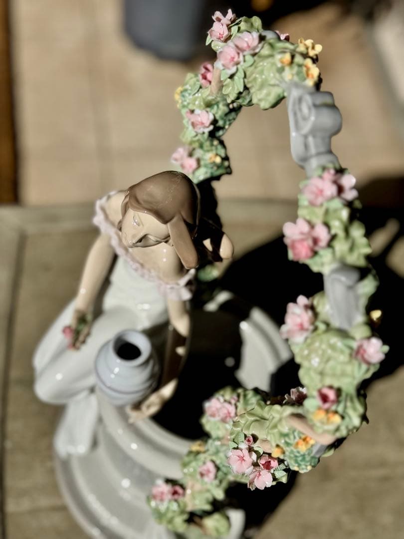 【51.5万円】リヤドロLLADRO 「陽だまりの中で」綺麗！
