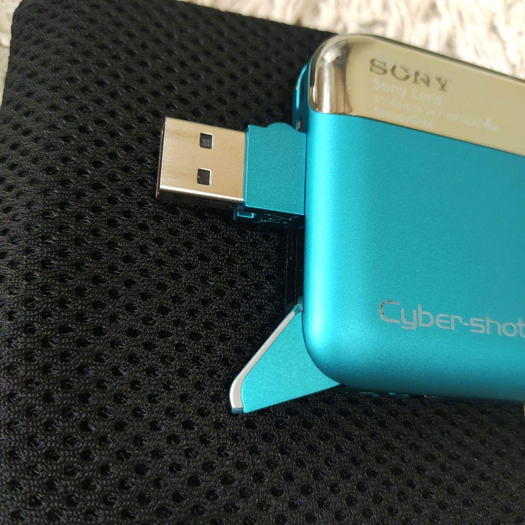 【海外仕様】SONY　ソニー　サイバーショット　DSC-J10 カメラ　ブルー