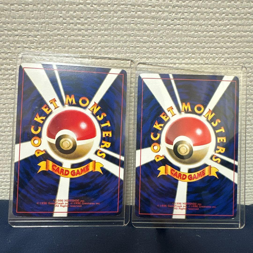 ミュウ　ミュウツー　旧裏　ポケモンカード