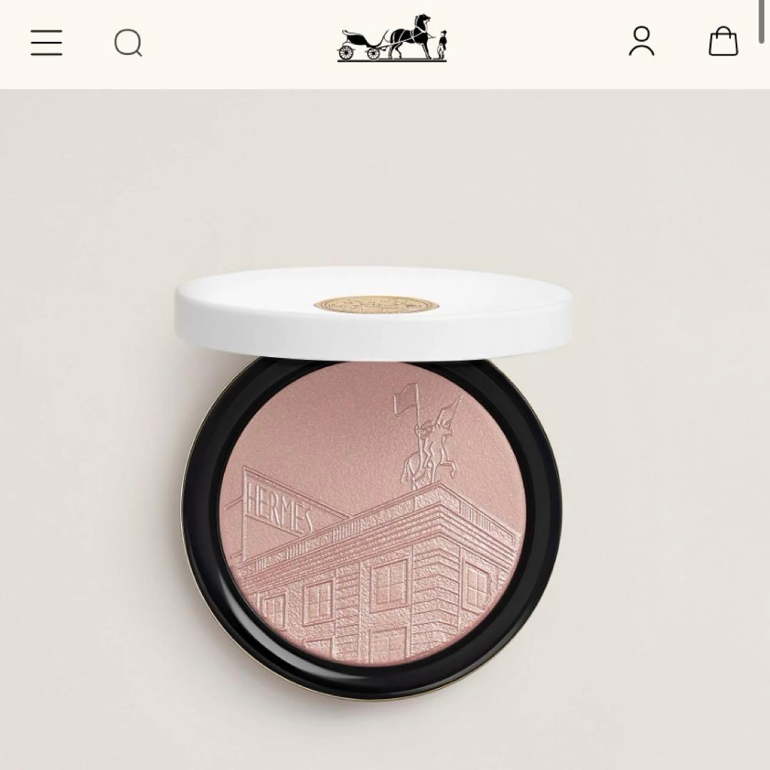 新品 HERMES エルメス プードル 24 フォーブル 02 フェイスパウダー
