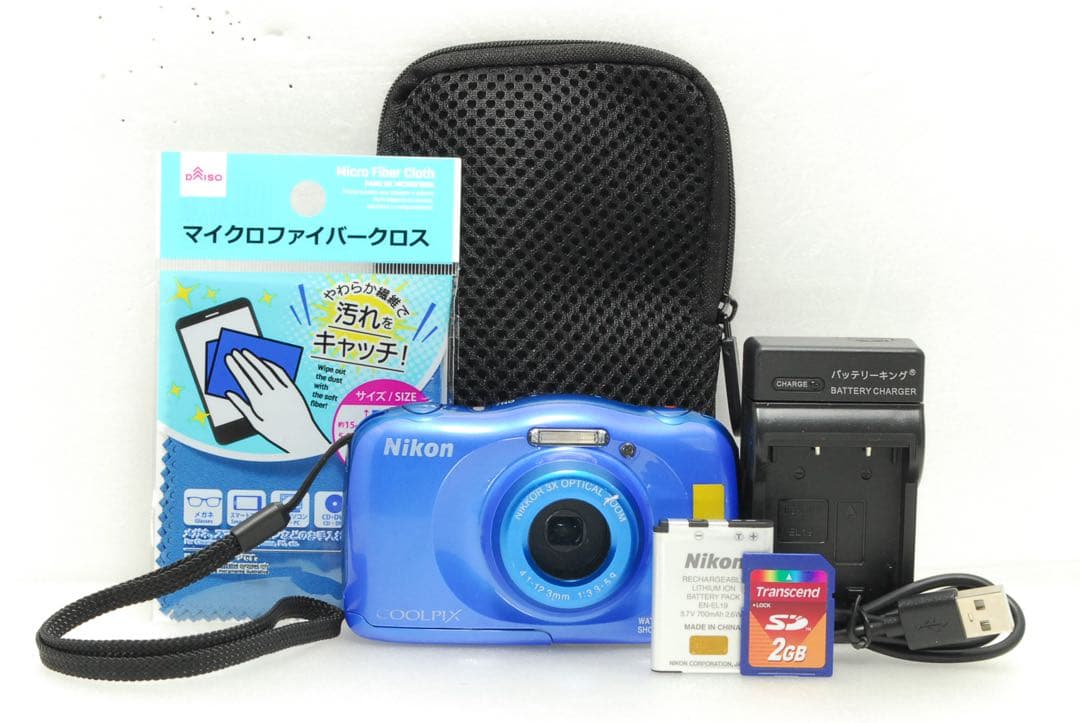 Nikon COOLPIX W100 ❤️スマホ転送 動作確認済 ブルー ニコン
