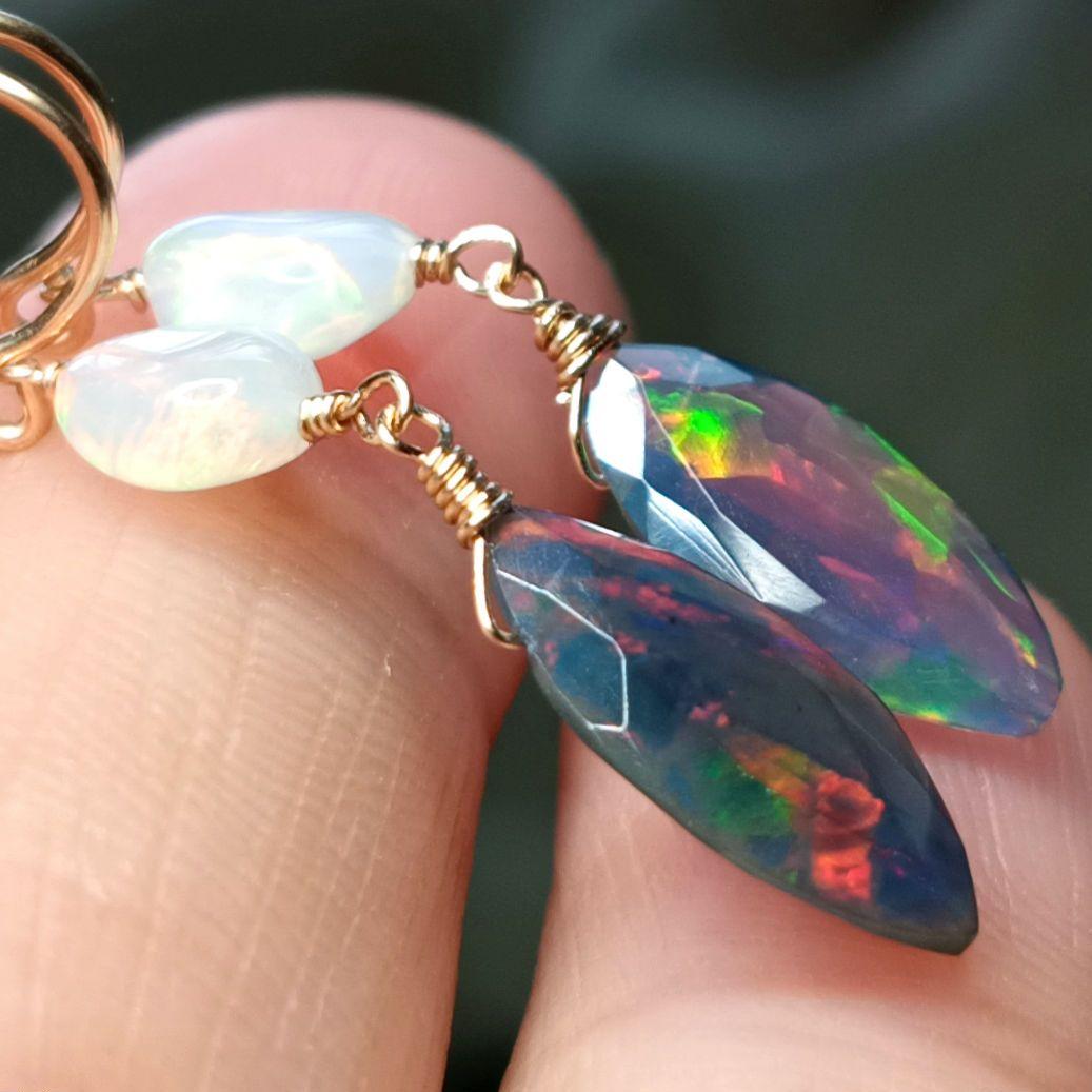14kgf オパールピアス✾