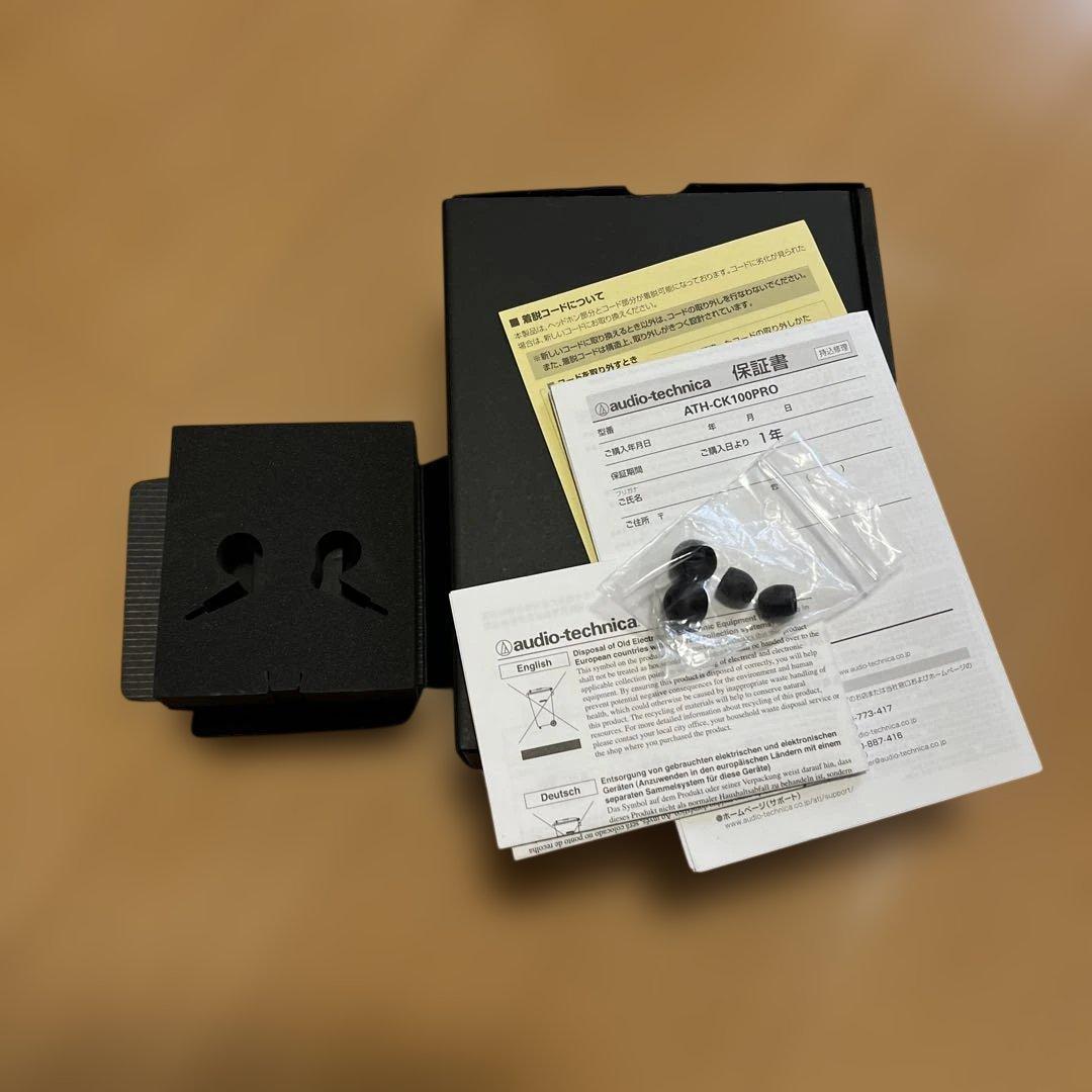 audio-technica ATH-CK100PRO 有線イヤホン 音確認済