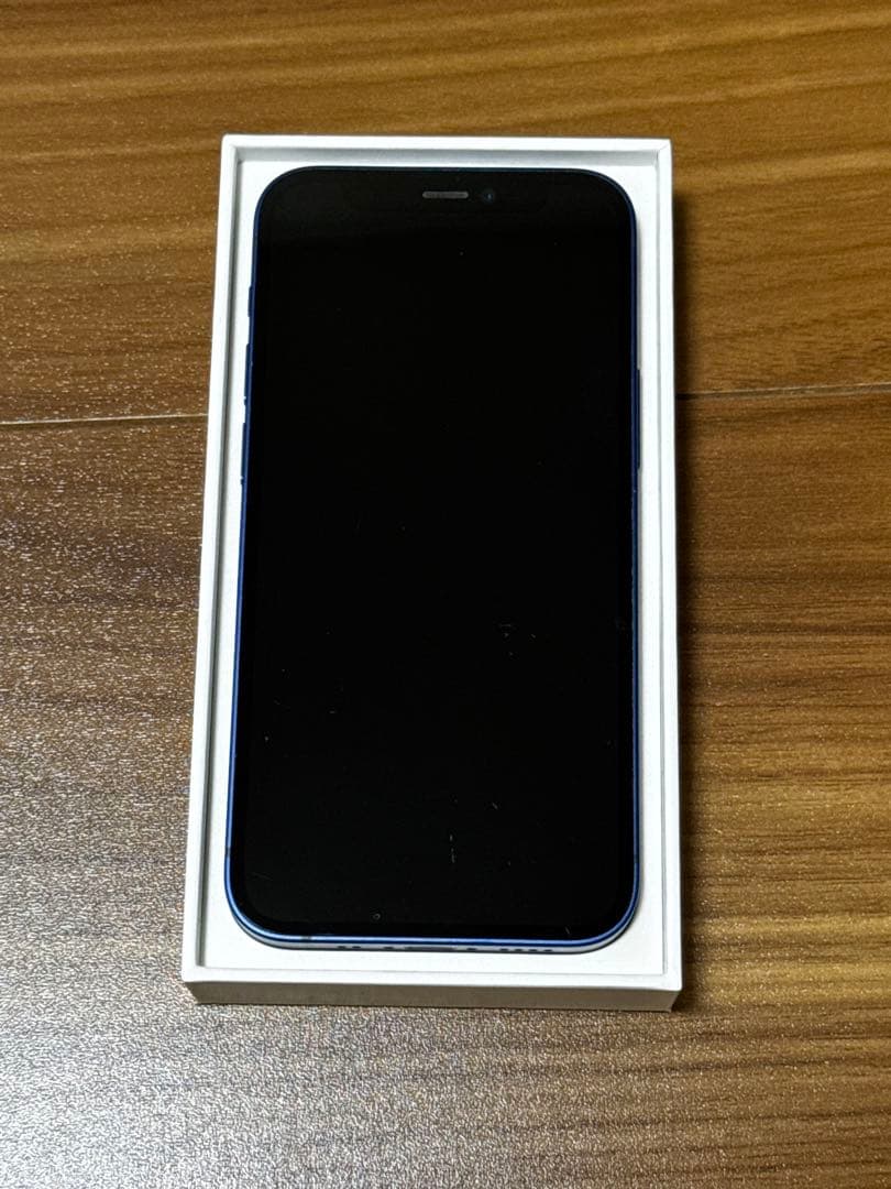 Apple iPhone 12 青 本体 元箱付き