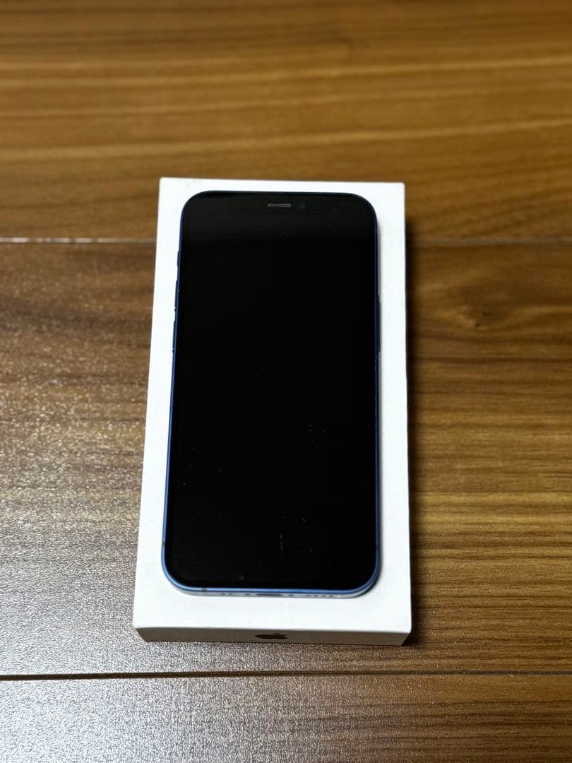 Apple iPhone 12 青 本体 元箱付き