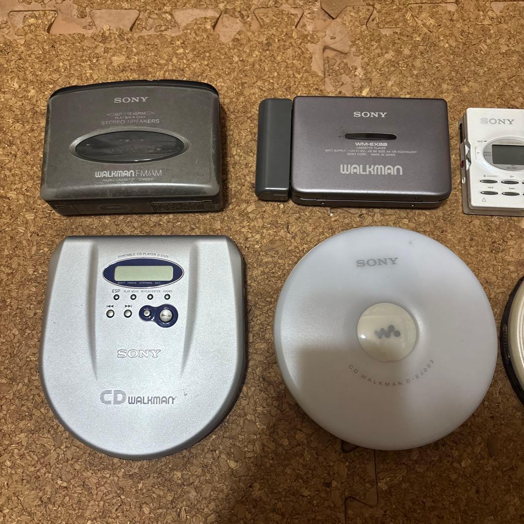 SONY WALKMAN Panasonic ラジカセ　MD CDプレーヤー