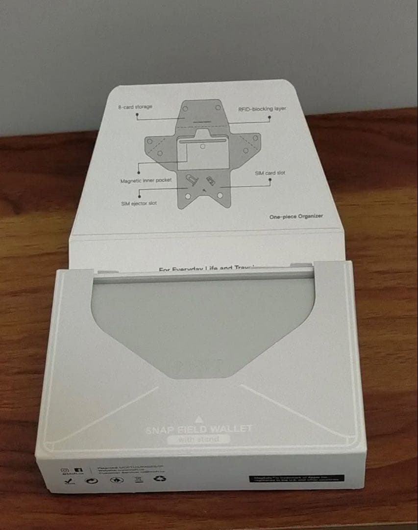 MOFT 多機能カードケース＆スタンド MagSafe対応 ミスティグレー