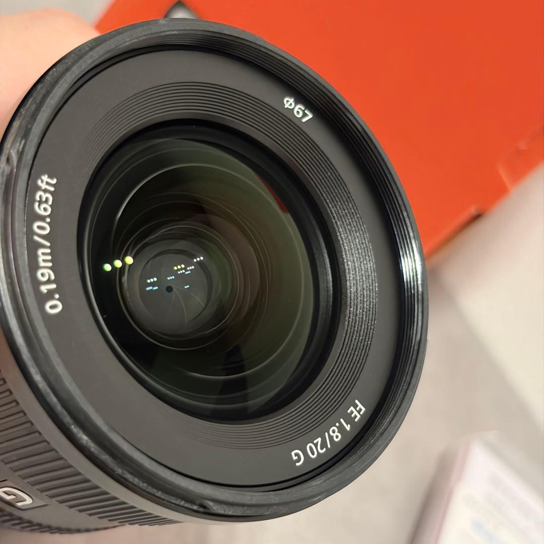 【美品】SONY FE 20mm F1.8 G Eマウントレンズ