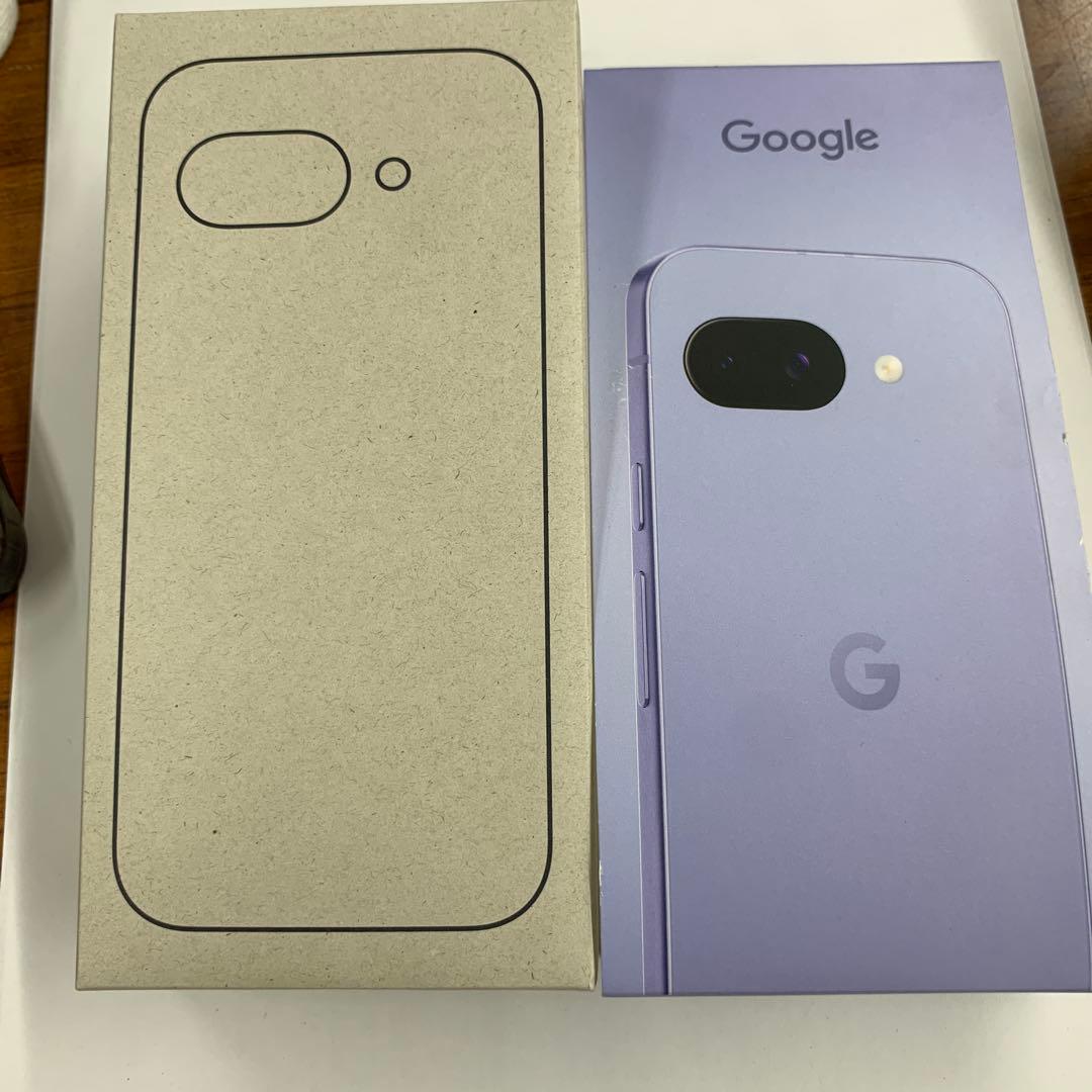 不具合なし Pixel9a 128GBパープル　手帳型ケース黒つけれます