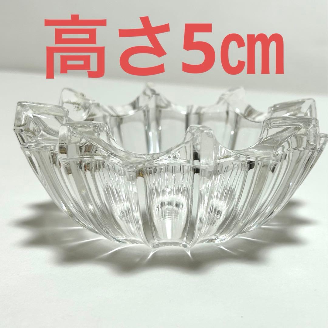 昭和レトロ　灰皿　ガラス灰皿　ガラス　クリスタル アンティーク