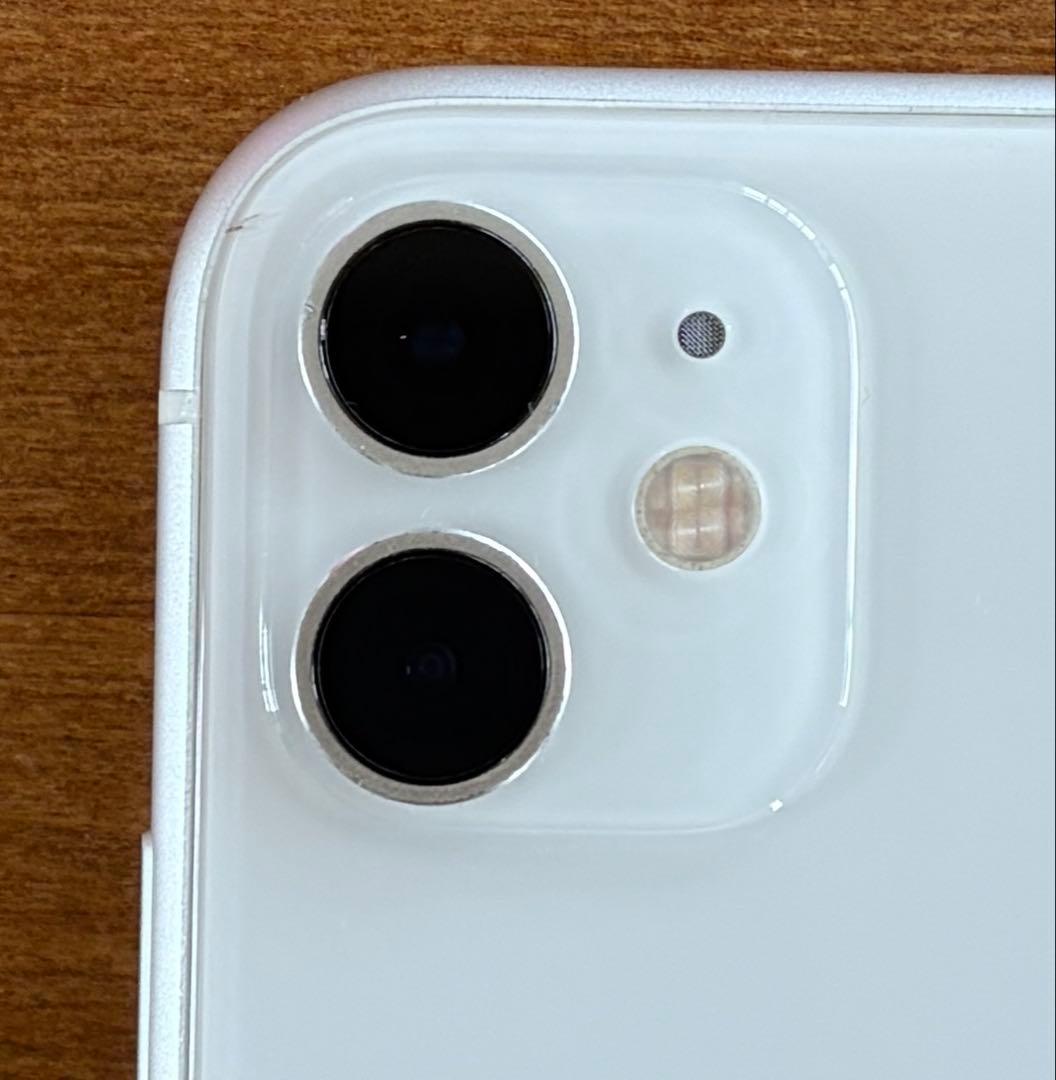 iPhone11 128GB ホワイト SIMフリー FaceID不可
