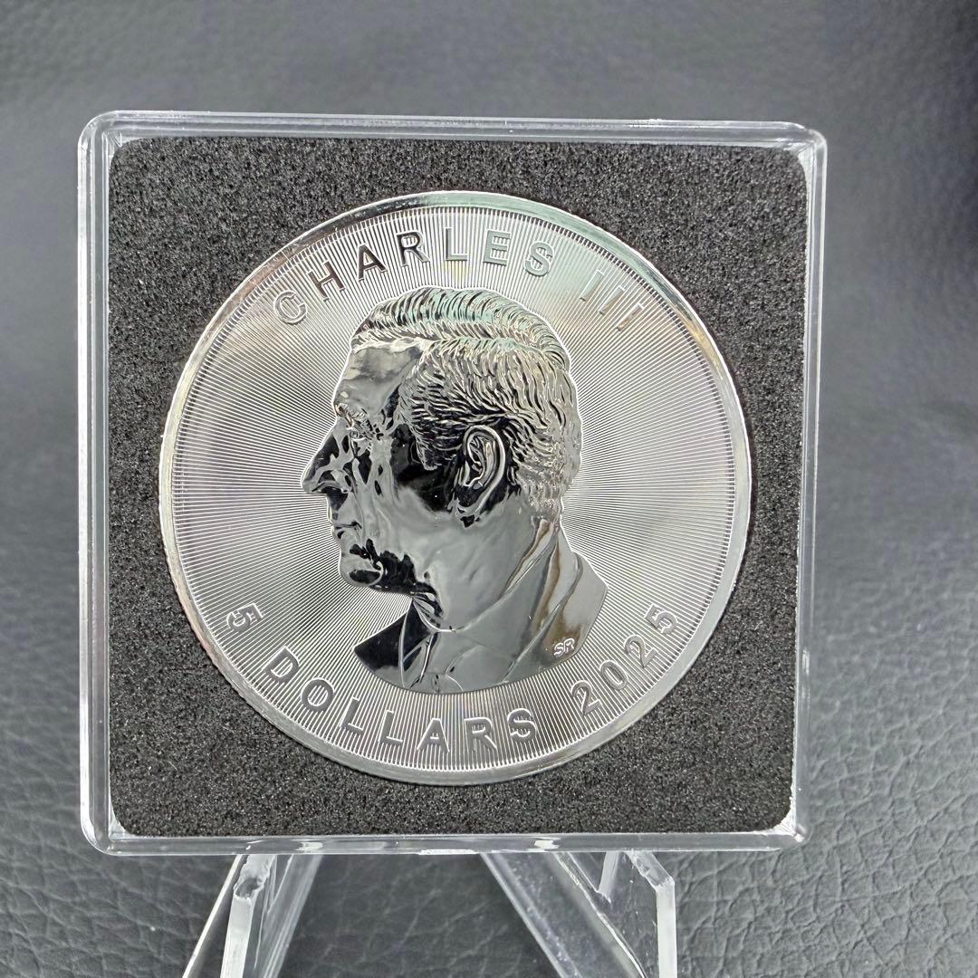 メイプルリーフ 銀貨 カラー 狼(陰と陽) 1オンス 1oz ウルフ 陰陽