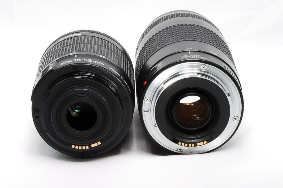 ❤️軽量 初心者❤️Canon Kiss X7一眼レフ 超望遠 ダブルレンズセット