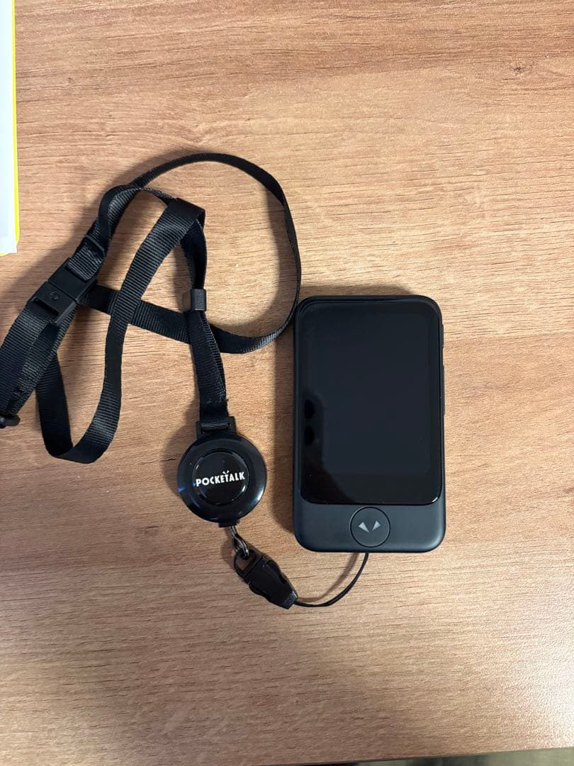 【美品】POCKETALK S ポケトークS（グローバル通信残あり・付属品完備）