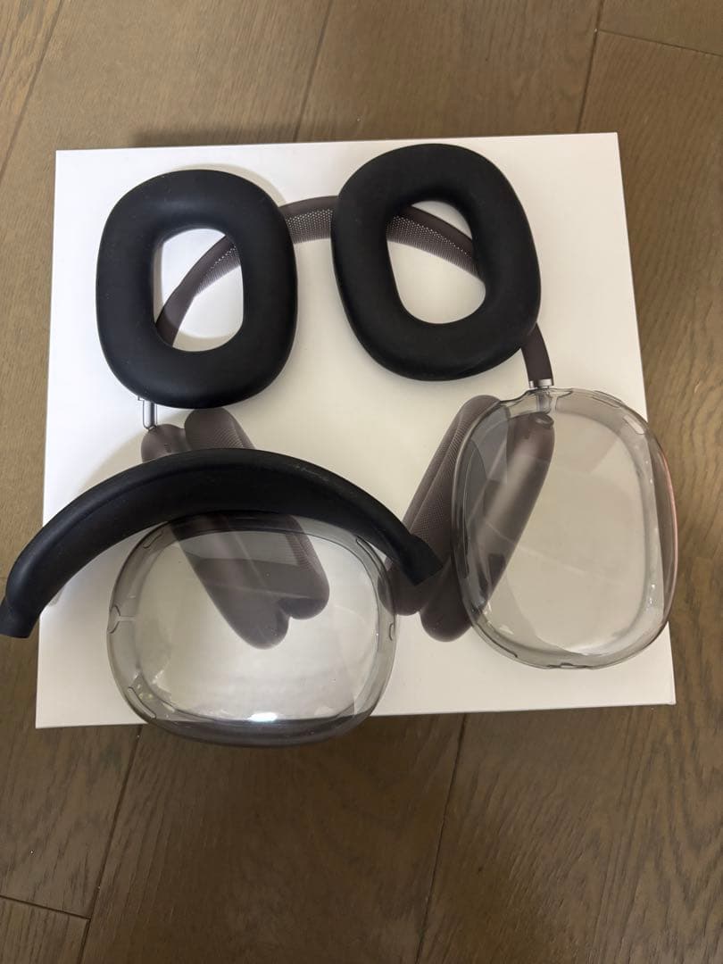 AirPods Max スペースグレー 第1世代 ヘッドホンカバー付き‼️