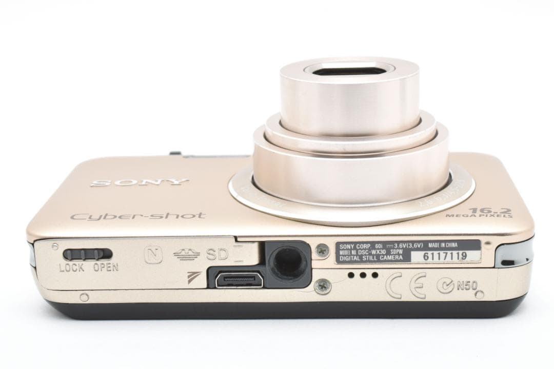 ソニー　SONY Cyber-shot DSC-WX30 ゴールド≪元箱付属≫