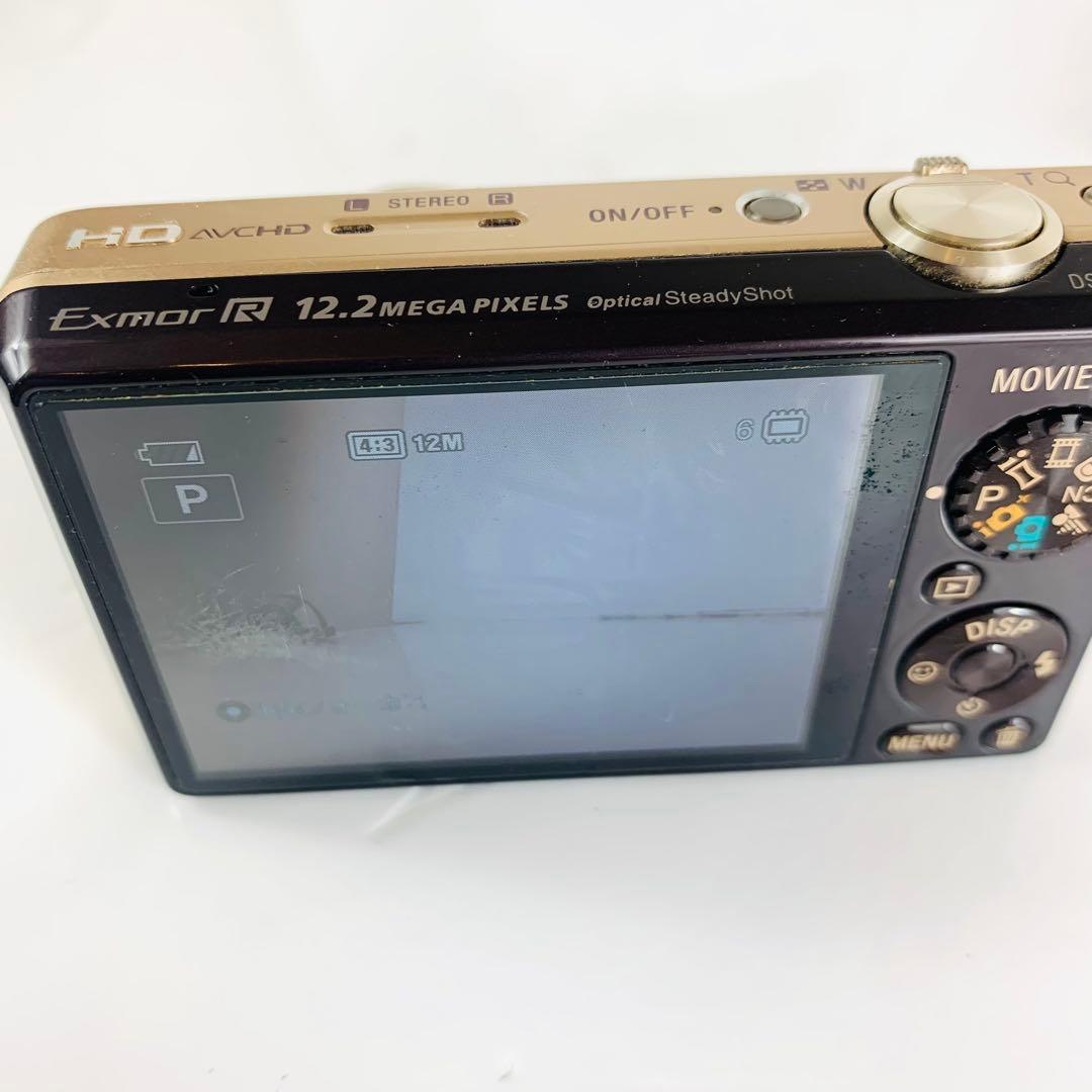 【動作良好】SONY Cyber-shot DSC-WX5 ゴールド デジカメ