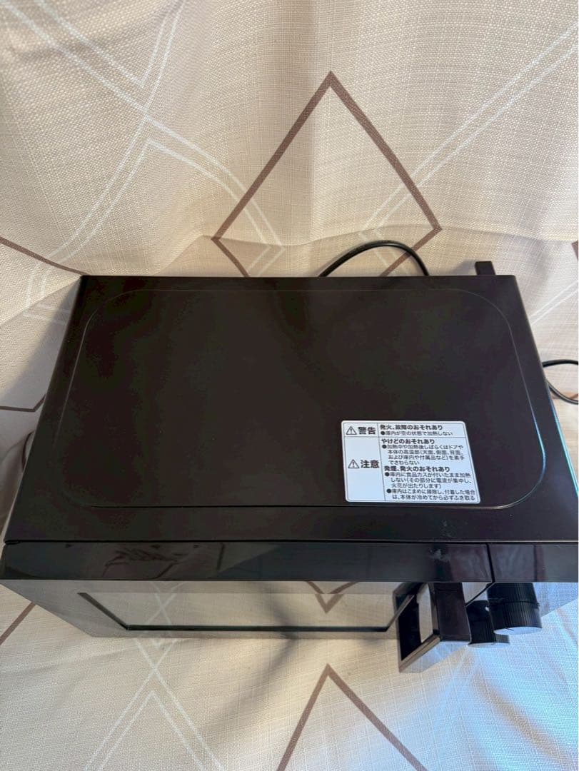 ニトリ 東日本用電子レンジ MM720CUKN4 50Hz_BK 2024年製
