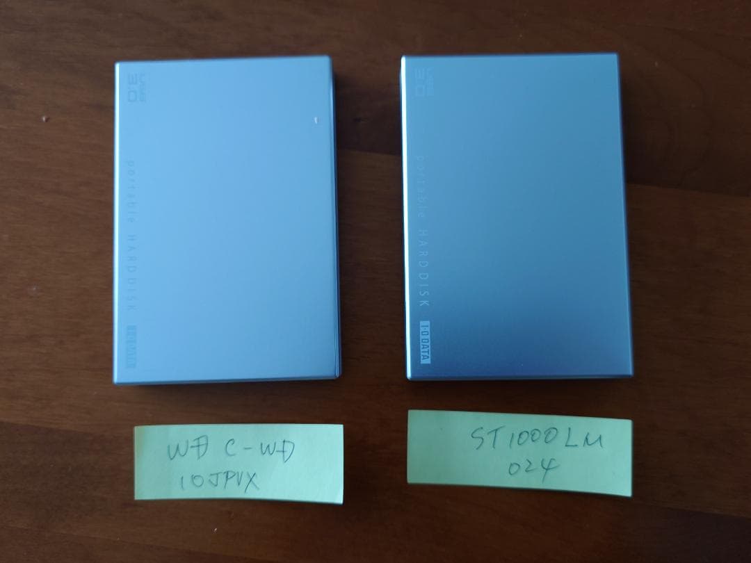 と*し様 I-O DATA 外付HDD　HDPC-UT1.0Sシリーズ　２台