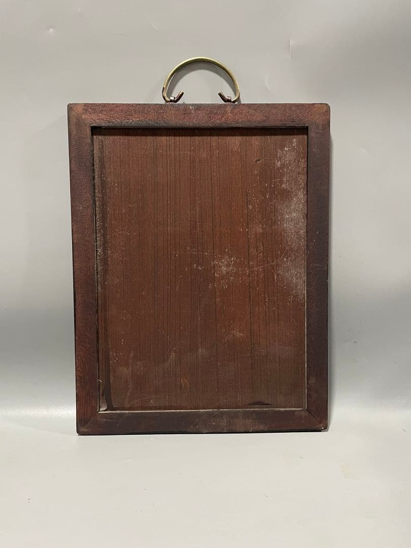 景徳鎮 パステル陶板画画富貴平和 掛け屏応接間 茶室 書斎 装飾品 工芸品 置物