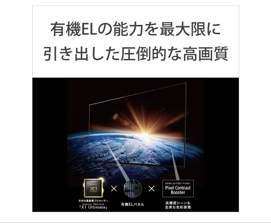【送料無料】SONY 2021年製 77型 BRAVIA KJ-77A9G