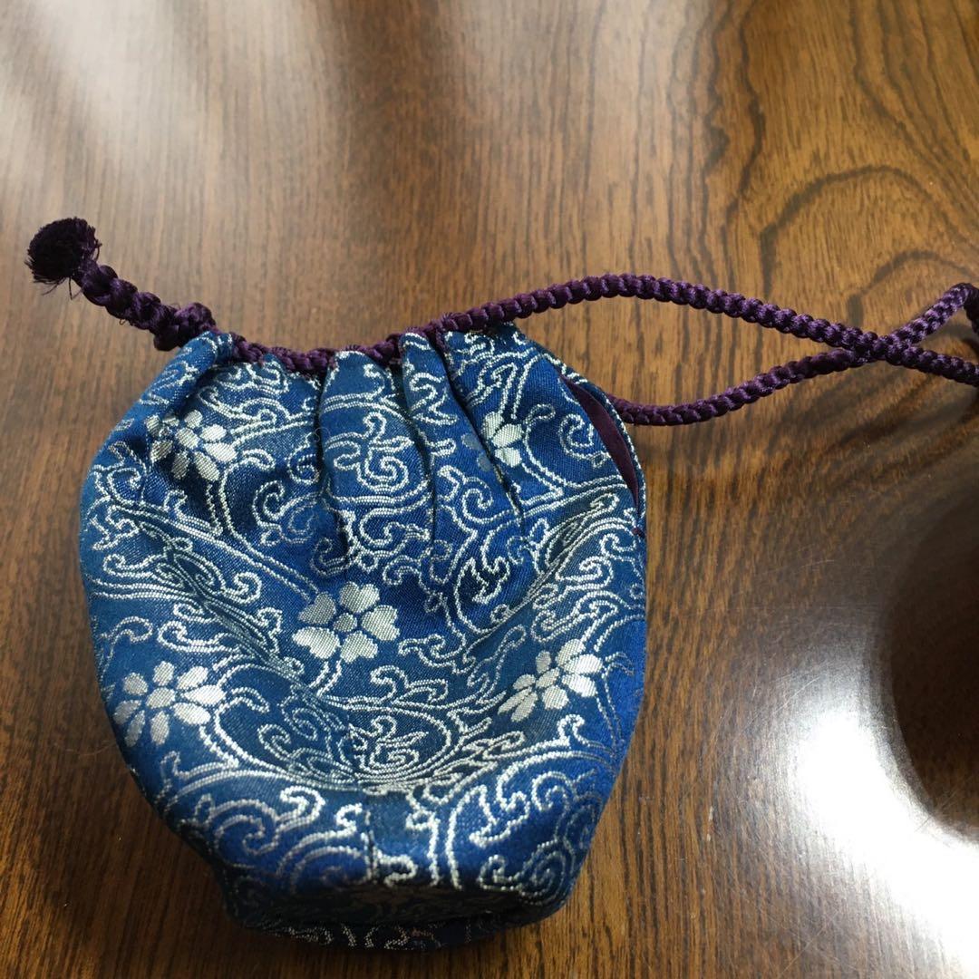 茶道　丹波焼　肩衝茶入　桐箱入り