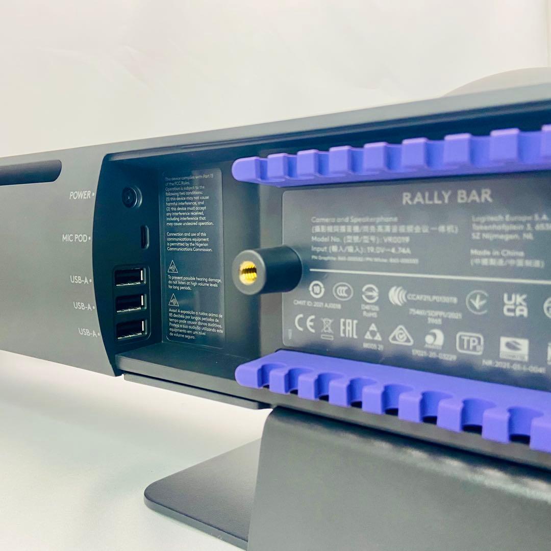 【美品 動作品】Logicool RALLY BAR ビデオ会議用カメラ