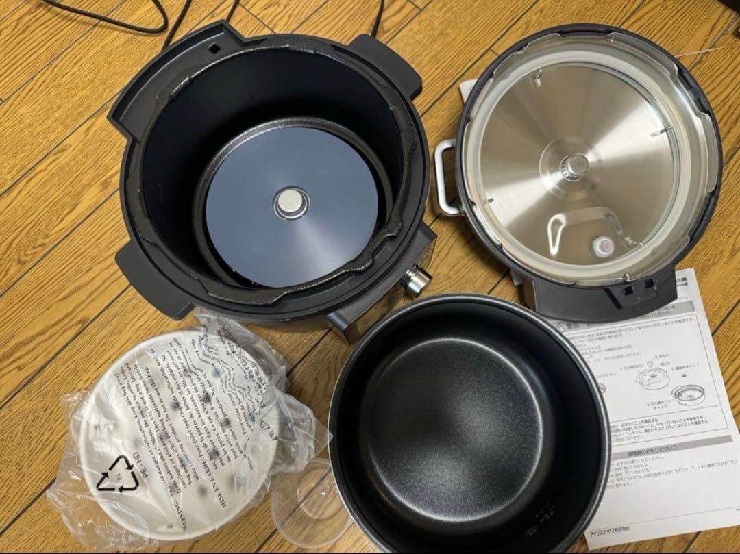 美品 アイリスオーヤマ 4L 電気圧力鍋 4.0L KPC-MA4